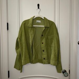 Urban Outfitters Green Corduroy Jacket, Medium